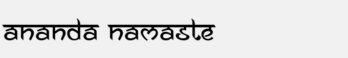 Ananda Namaste